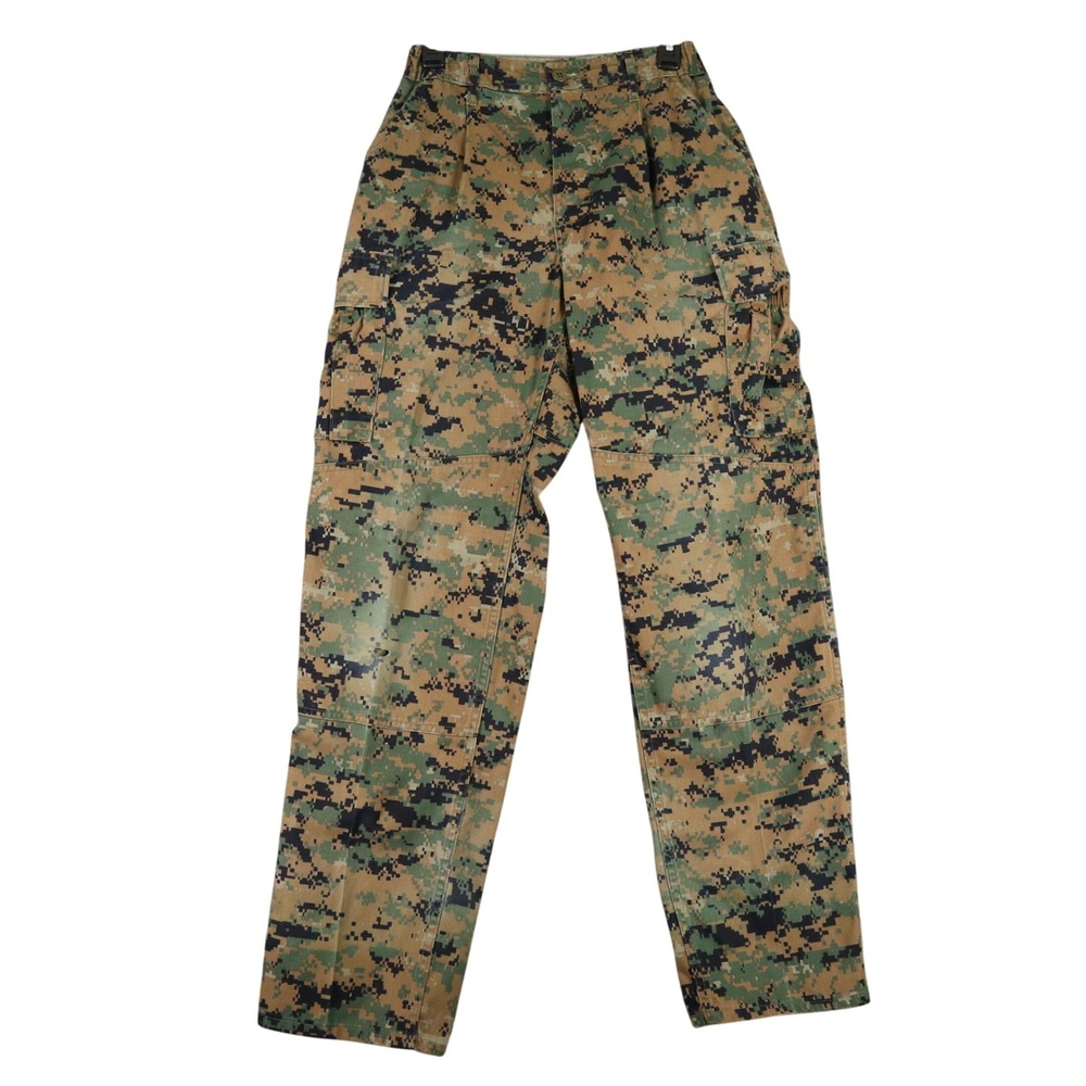 USMC FROG Combat Trousers Small Regular Woodland MARPAT Permethrin‎ Cargo Pants